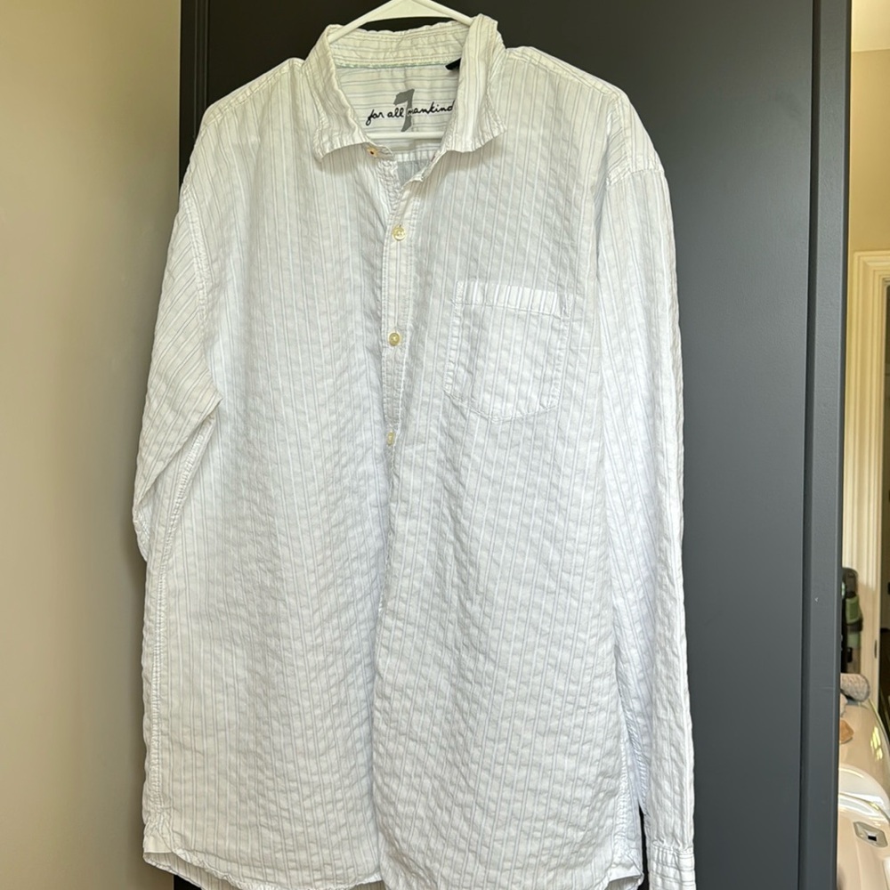 7 for all Mankind Men’s Button Up Shirt XL